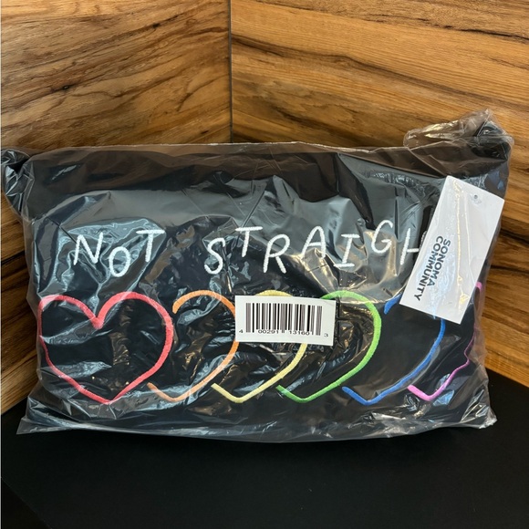 Sonoma Not Straight hearts Pillow - Picture 2 of 4